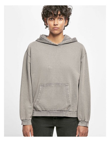 BUI-BY194-Ladies Acid Washed Oversize Hoody 2